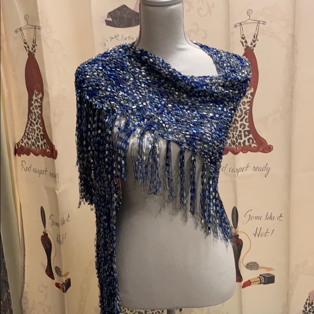 Hand Crafted Crocheted Shawl